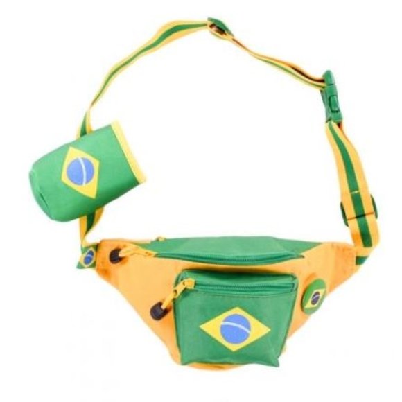 NWT Tipsy Elves Brazil Fanny Pack w/ Drink Holder - Picture 1 of 2
